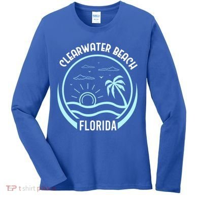Clearwater Beach Women's Long Sleeve Shirt
