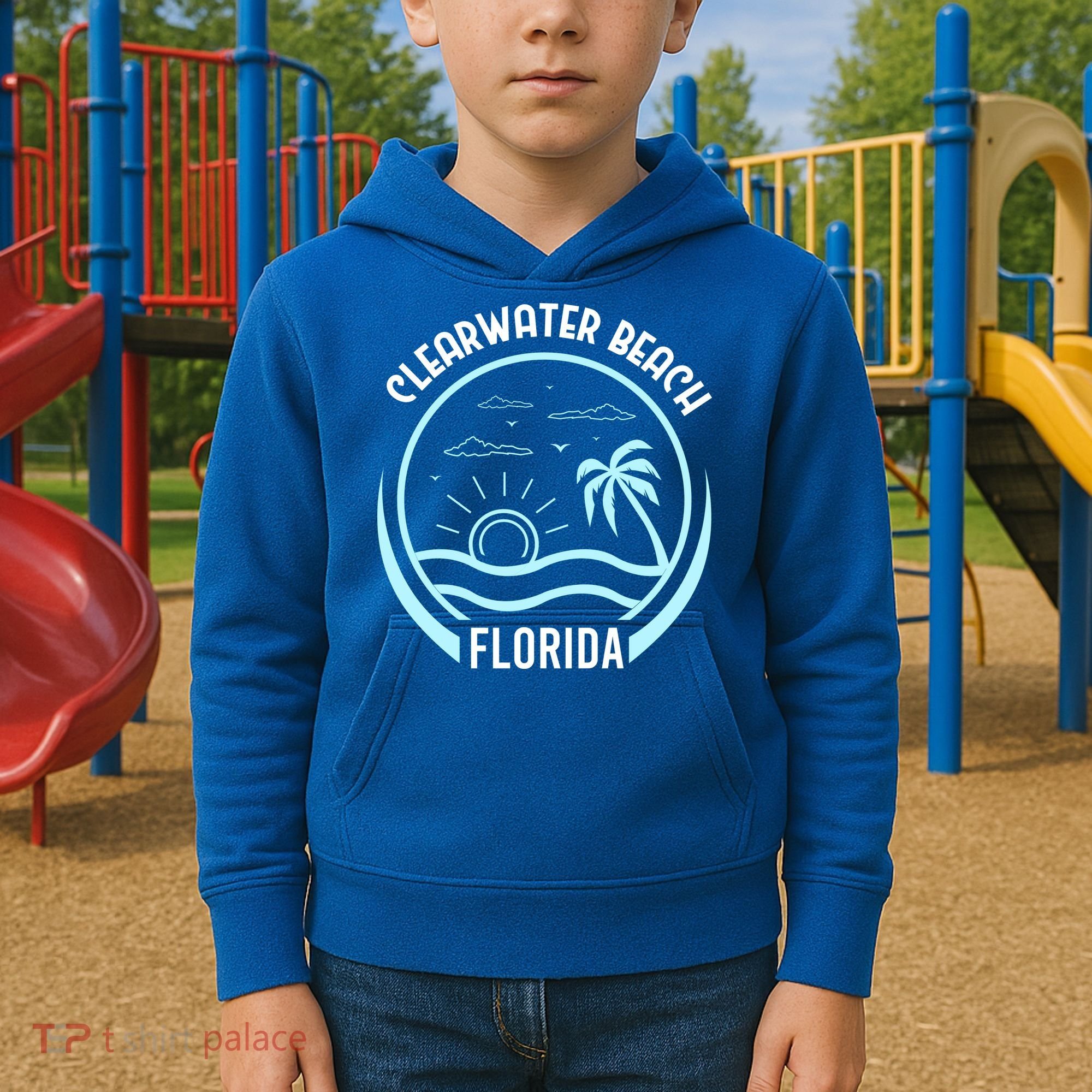Clearwater Beach Kids Hoodie