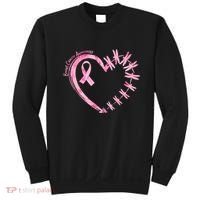 Cute Breast Cancer Awareness Dragonfly Heart Sweatshirt thumb 0
