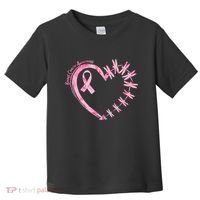 Cute Breast Cancer Awareness Dragonfly Heart Toddler T-Shirt thumb 0