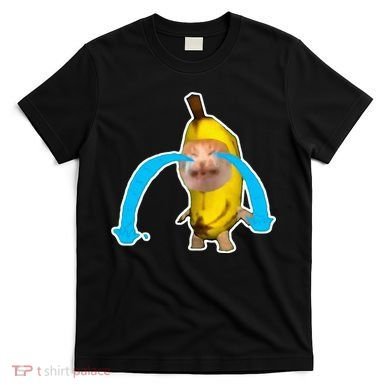 Crying Banana Cat Meme T-Shirt