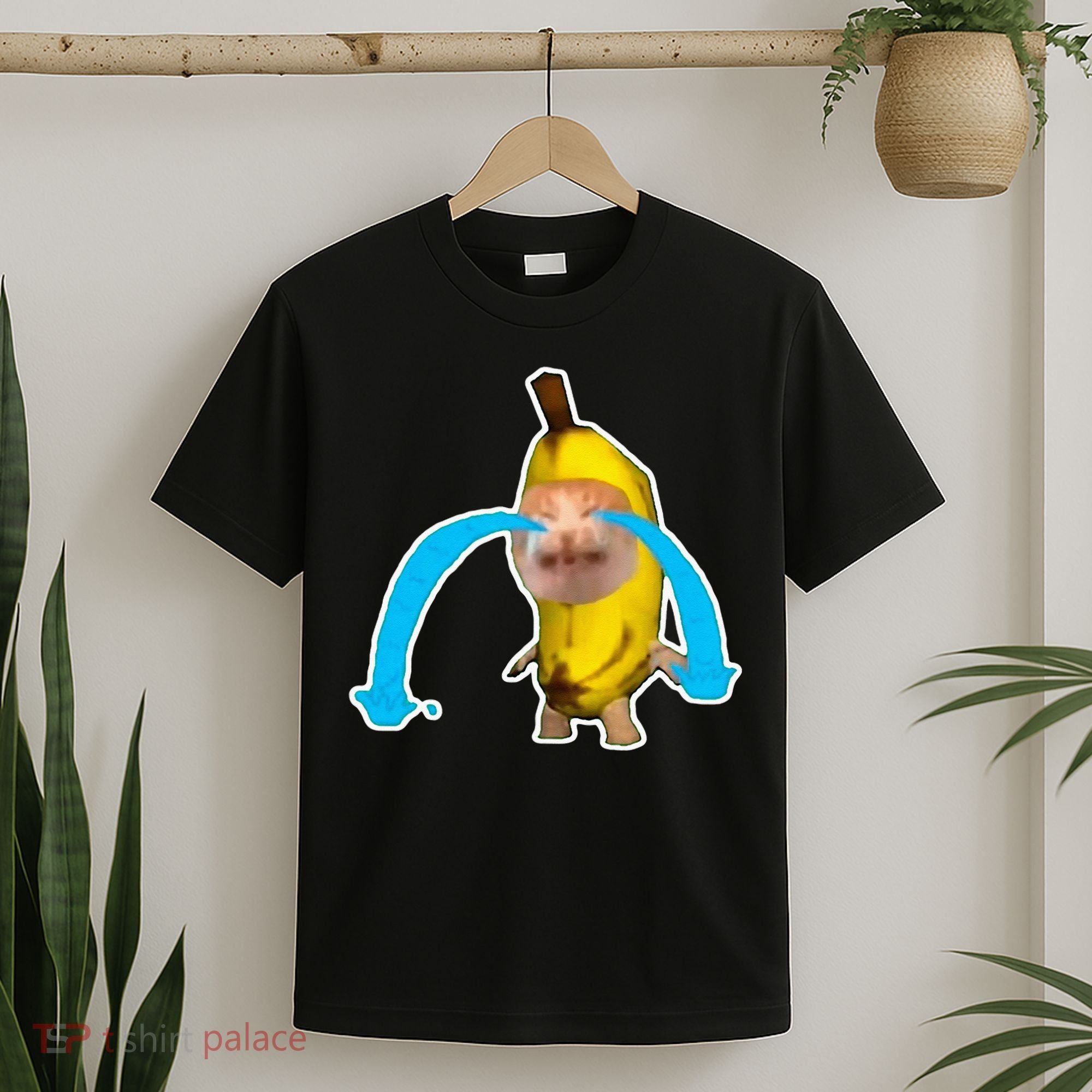 Crying Banana Cat Meme T-Shirt