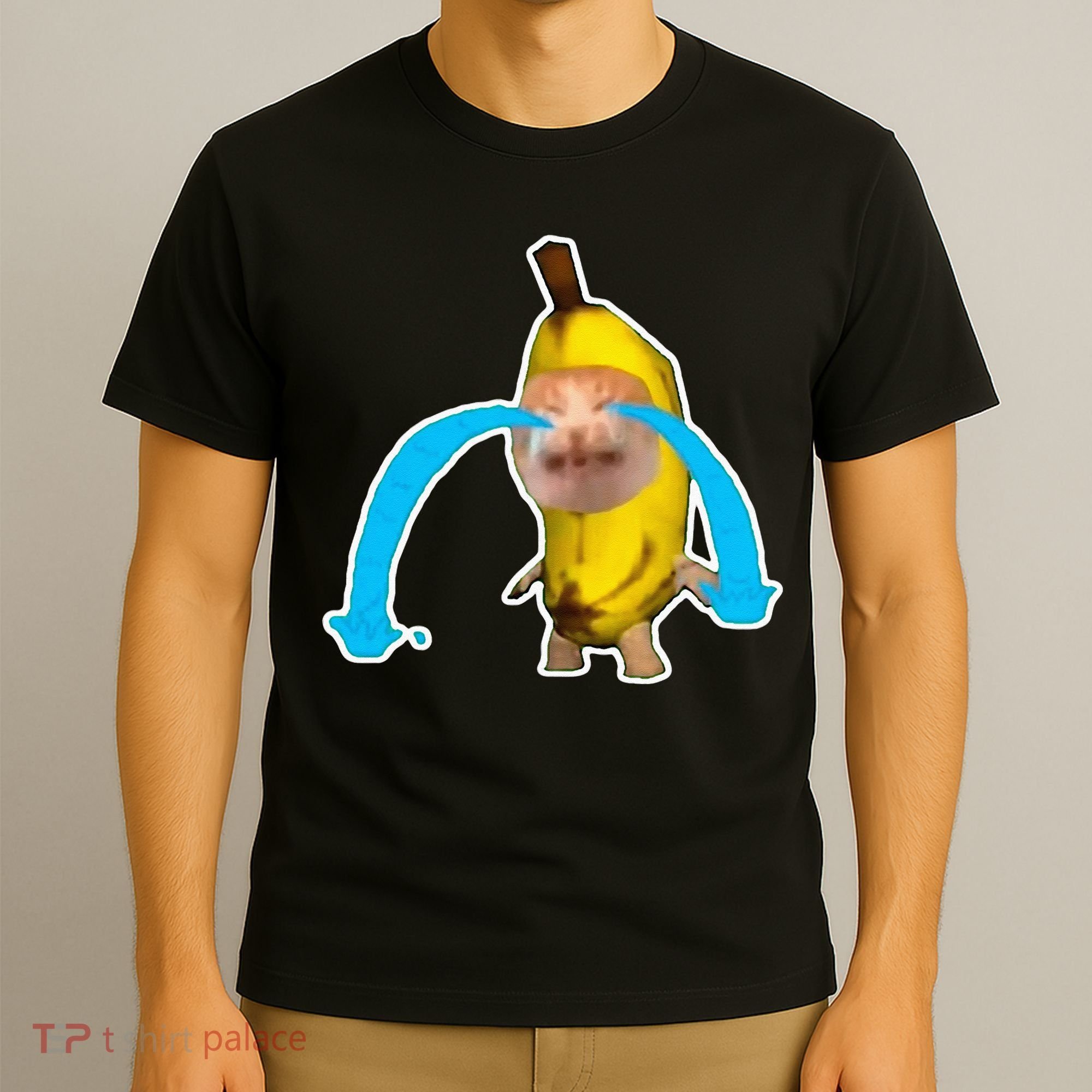 Crying Banana Cat Meme T-Shirt