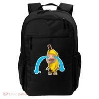 Crying Banana Cat Meme Backpack thumb 0