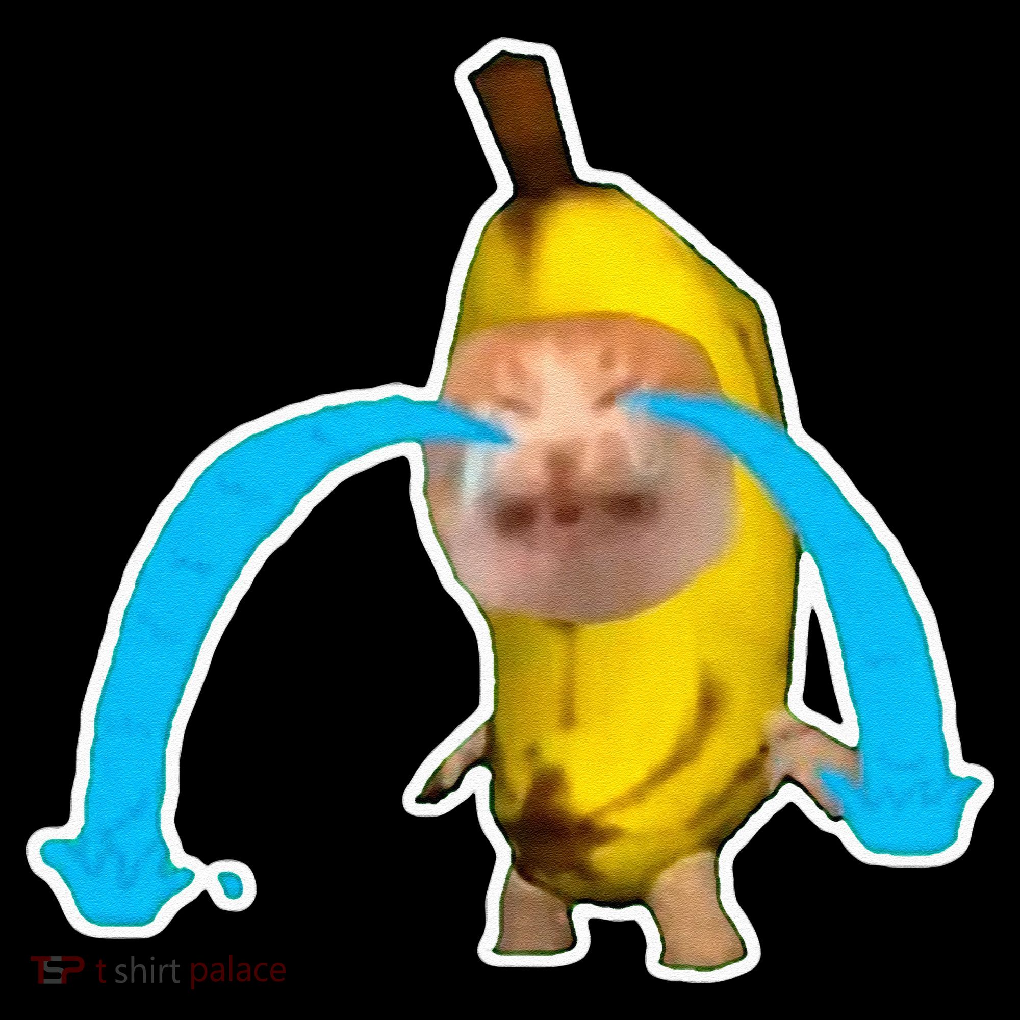 Crying Banana Cat Meme Baby Bodysuit