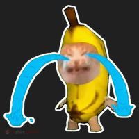 Crying Banana Cat Meme Hat thumb 2