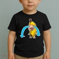 Crying Banana Cat Meme Toddler T-Shirt thumb 2