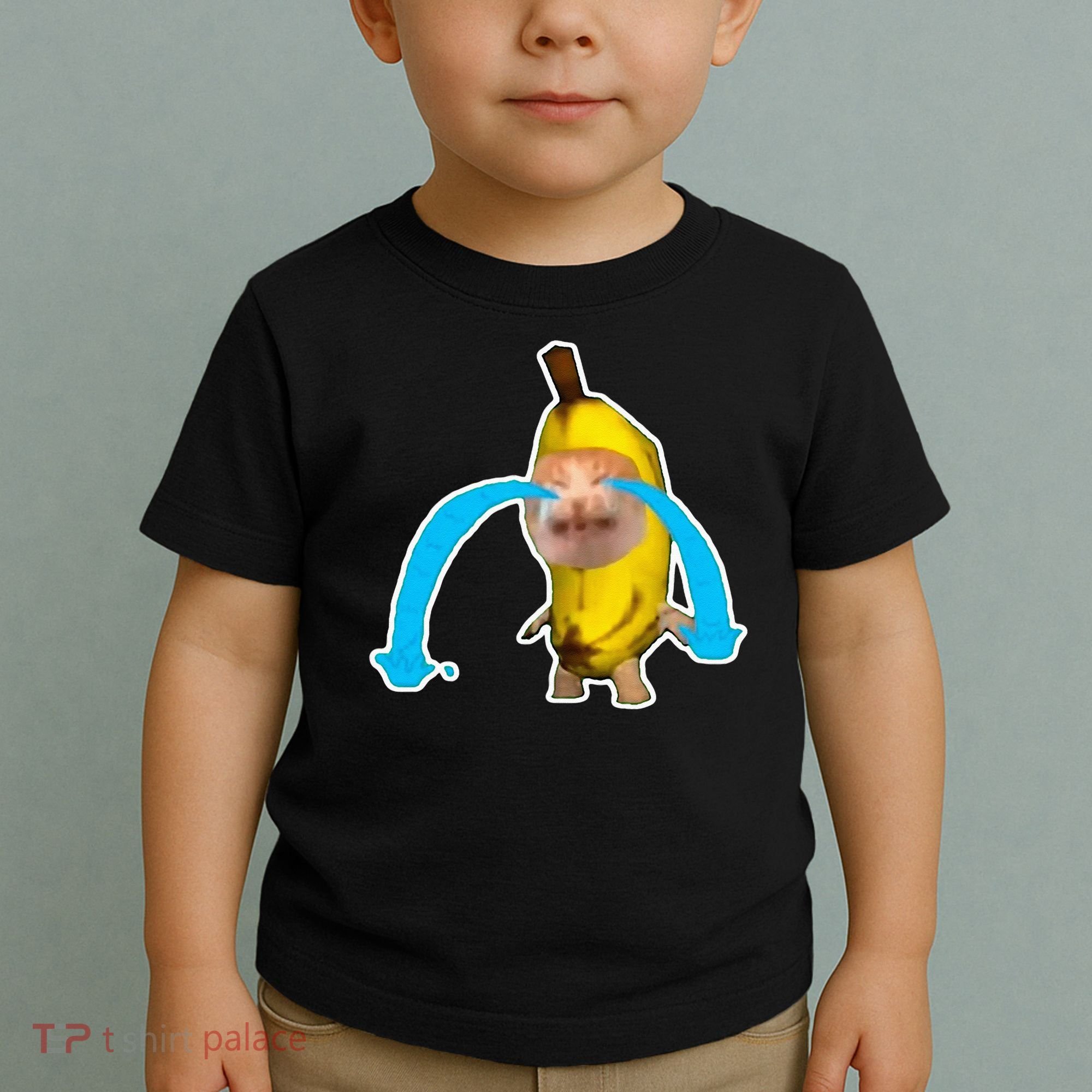Crying Banana Cat Meme Toddler T-Shirt