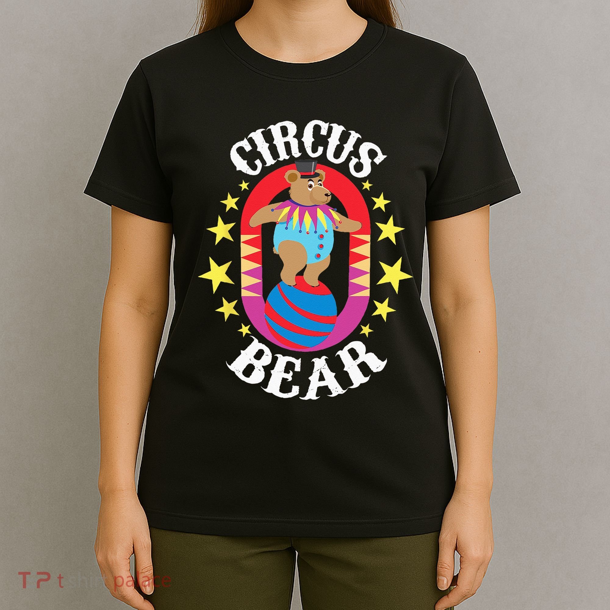 Circus Bear Circus Birthday Party Circus Costume T-Shirt