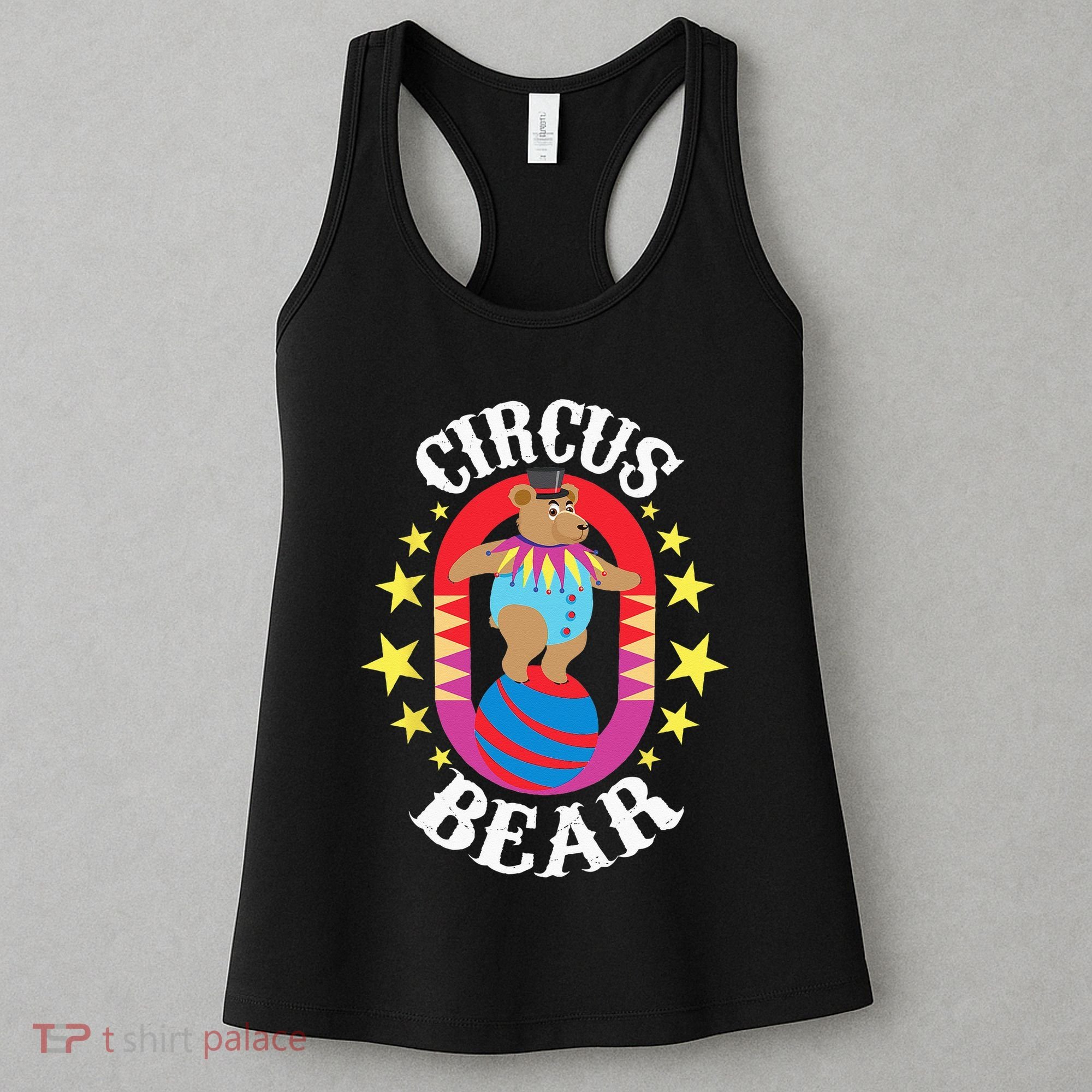 Circus Bear Circus Birthday Party Circus Costume Women's Tank Top