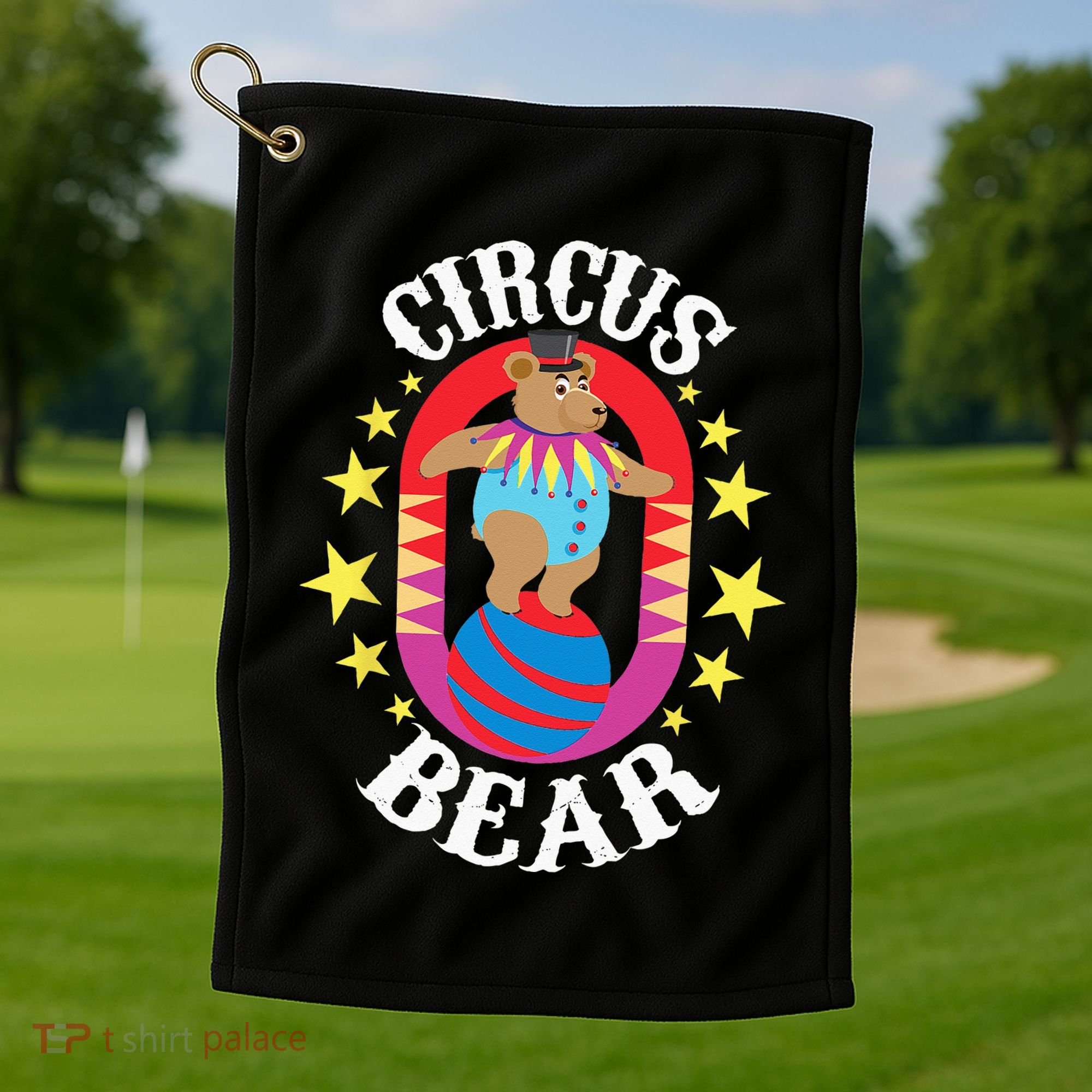 Circus Bear Circus Birthday Party Circus Costume Golf Towel