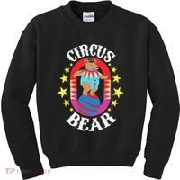Circus Bear Circus Birthday Party Circus Costume Kids Sweatshirt thumb 0