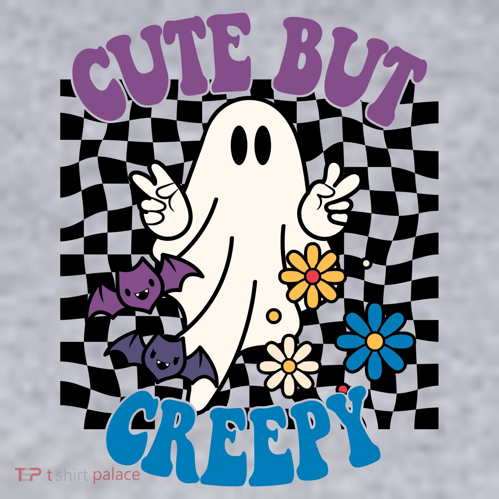 Cute But Creepy Funny Halloween Retro Women's Sweatshirt
