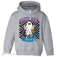 Cute But Creepy Funny Halloween Retro Toddler Hoodie thumb 0