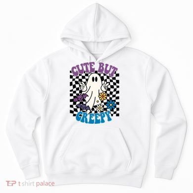 Cute But Creepy Funny Halloween Retro Hoodie