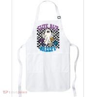 Cute But Creepy Funny Halloween Retro Apron thumb 0