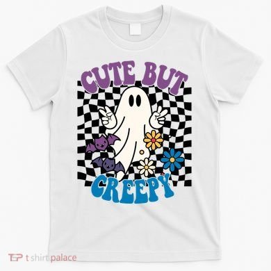 Cute But Creepy Funny Halloween Retro T-Shirt