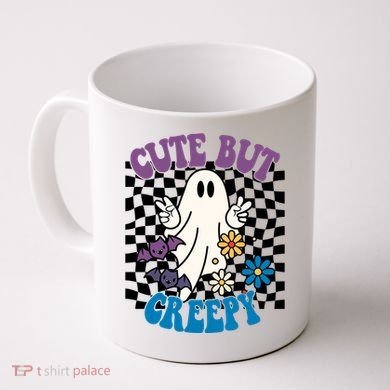 Cute But Creepy Funny Halloween Retro Coffee Mug