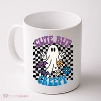 Cute But Creepy Funny Halloween Retro Coffee Mug thumb 0
