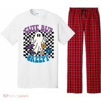 Cute But Creepy Funny Halloween Retro Pajama Set thumb 0