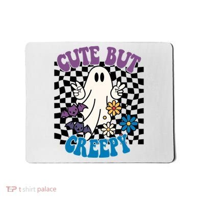 Cute But Creepy Funny Halloween Retro Mousepad