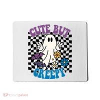 Cute But Creepy Funny Halloween Retro Mousepad thumb 0