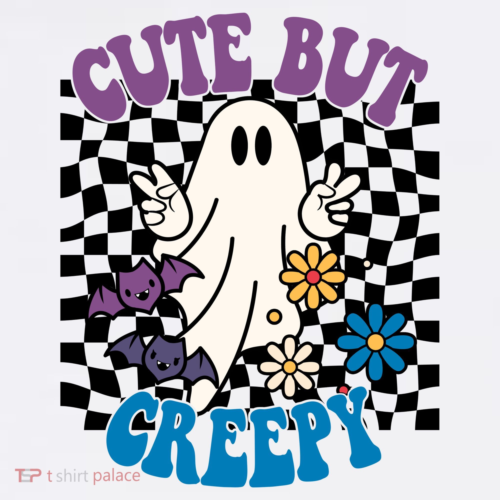 Cute But Creepy Funny Halloween Retro Mousepad