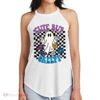 Cute But Creepy Funny Halloween Retro Women's Perfect Tri Rocker Tank thumb 2