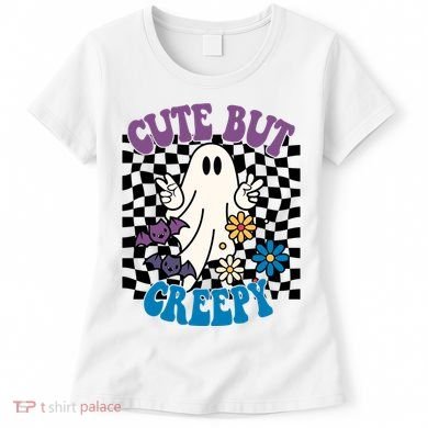 Cute But Creepy Funny Halloween Retro Women's T-Shirt