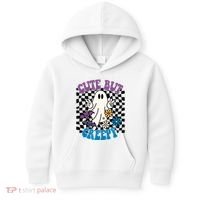 Cute But Creepy Funny Halloween Retro Kids Hoodie thumb 0