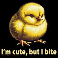 CUTE BABY CHICK ANGRY CHICKEN FUNNY WOMEN ANIMAL EASTER Coffee Mug thumb 5