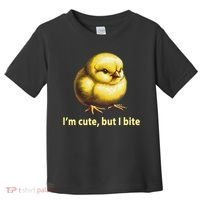 CUTE BABY CHICK ANGRY CHICKEN FUNNY WOMEN ANIMAL EASTER Toddler T-Shirt thumb 0