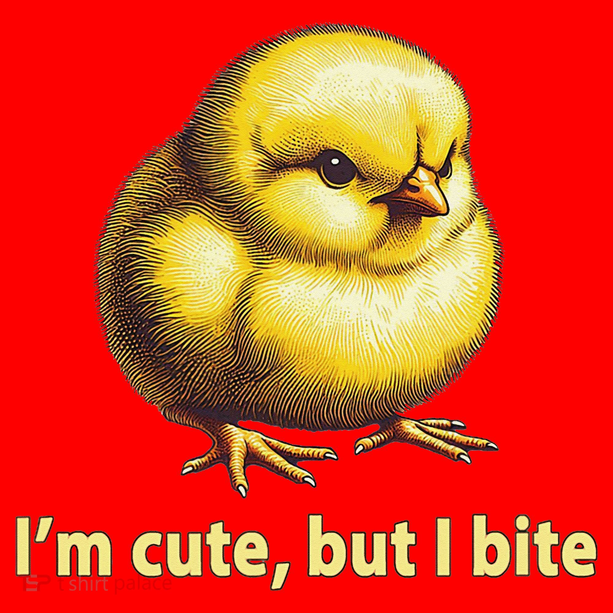 CUTE BABY CHICK ANGRY CHICKEN FUNNY WOMEN ANIMAL EASTER Santa Hat