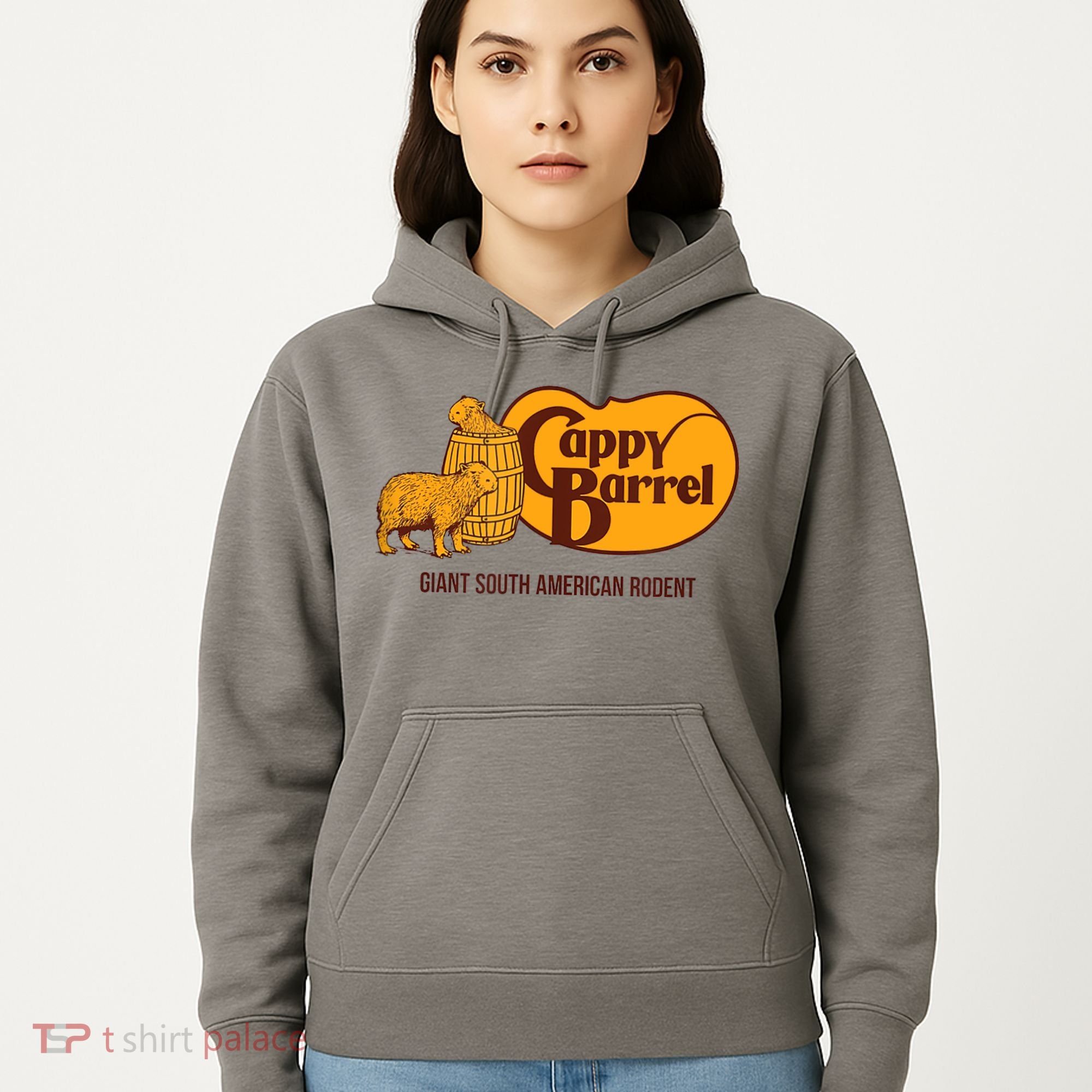 Cappy Barrel; Capybara Campaign Store Logo Hoodie