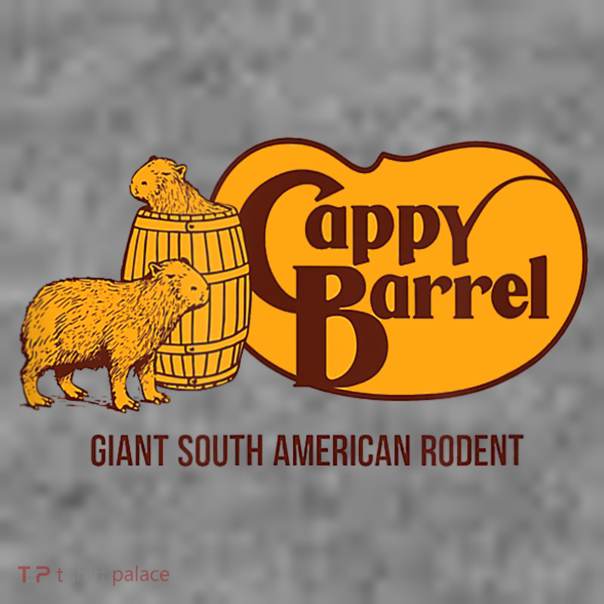 Cappy Barrel; Capybara Campaign Store Logo Polo