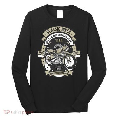 Classic Biker Long Sleeve Shirt