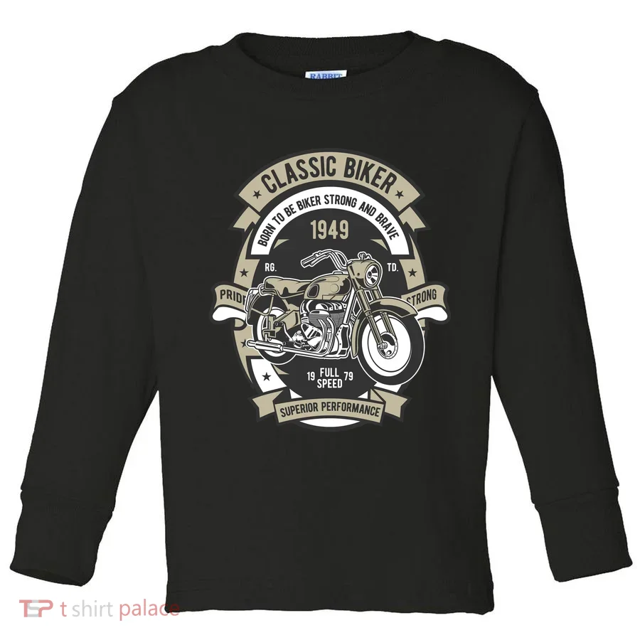 Classic Biker Toddler Long Sleeve