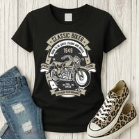 Classic Biker Women's T-Shirt thumb 3