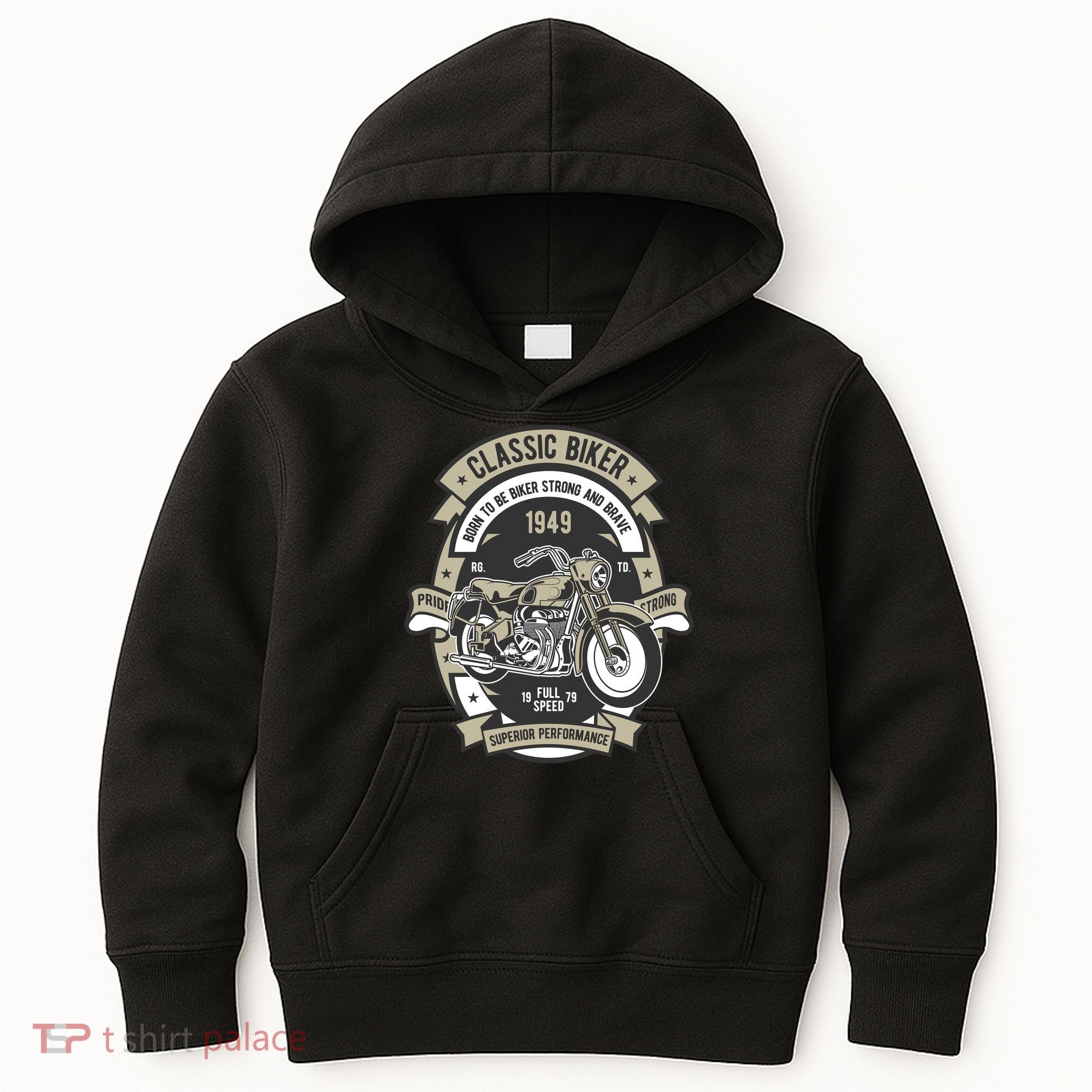 Classic Biker Kids Hoodie