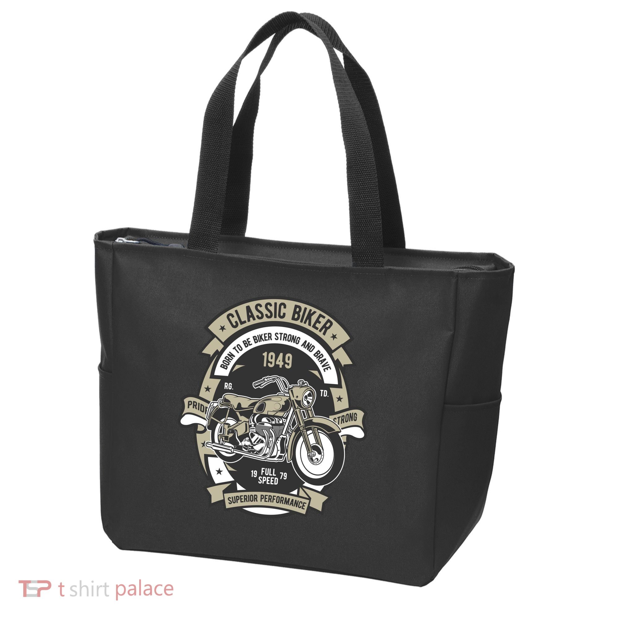 Classic Biker Tote Bag