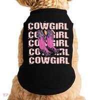 Cowgirl Boots Doggie Tank thumb 0