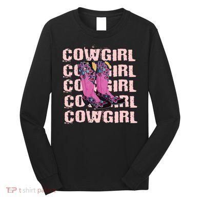 Cowgirl Boots Long Sleeve Shirt