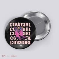 Cowgirl Boots Button thumb 0