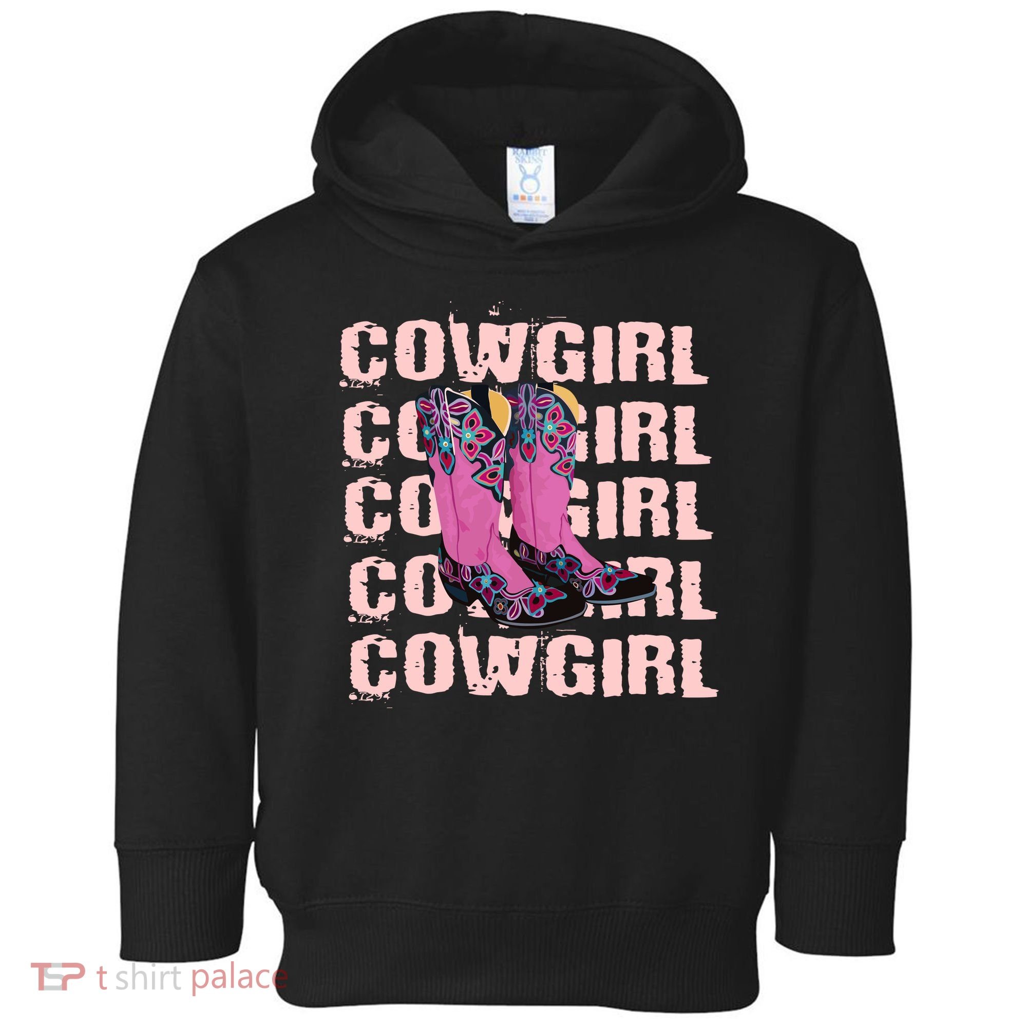 Cowgirl Boots Toddler Hoodie
