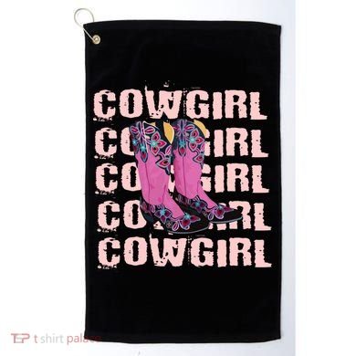 Cowgirl Boots Golf Towel