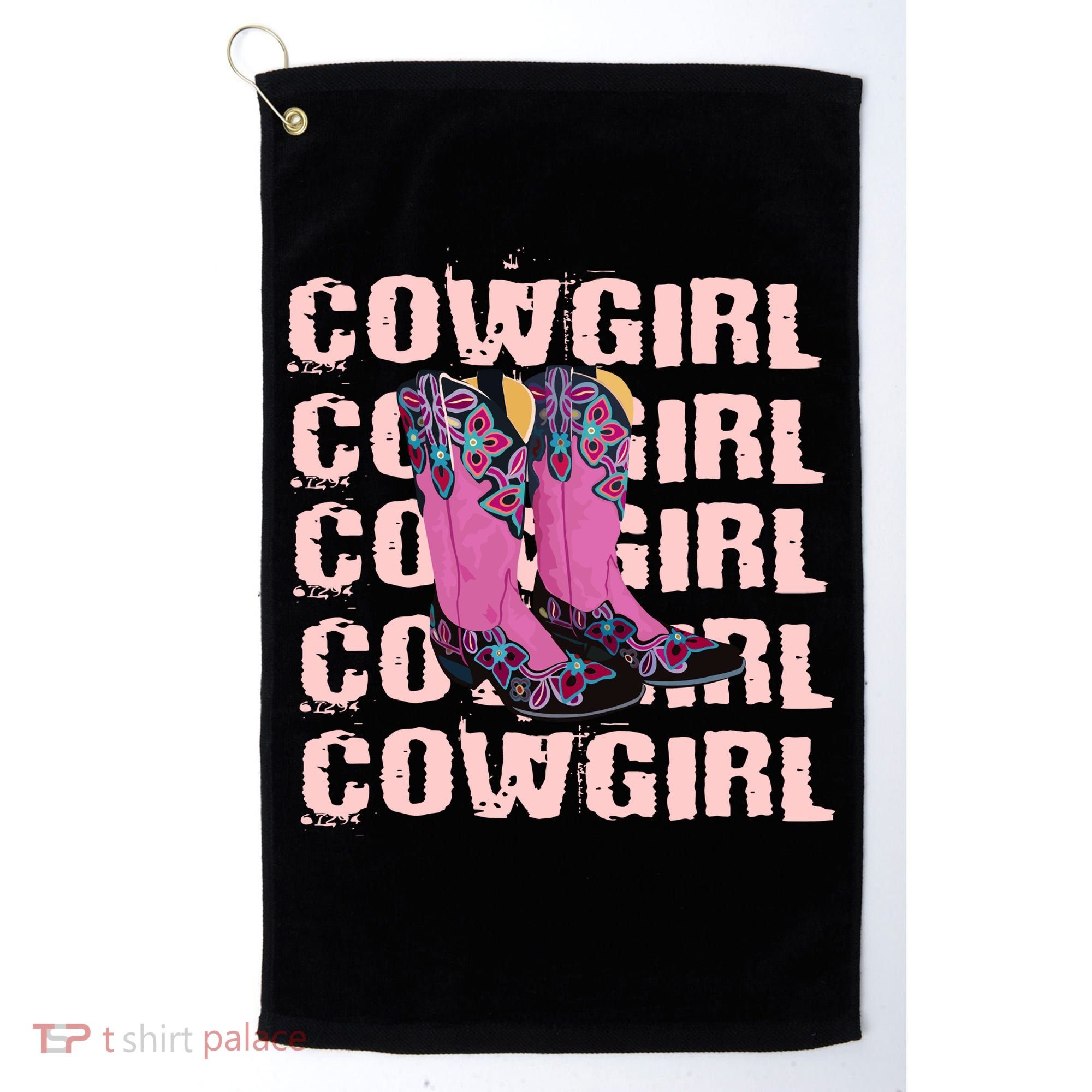 Cowgirl Boots Golf Towel