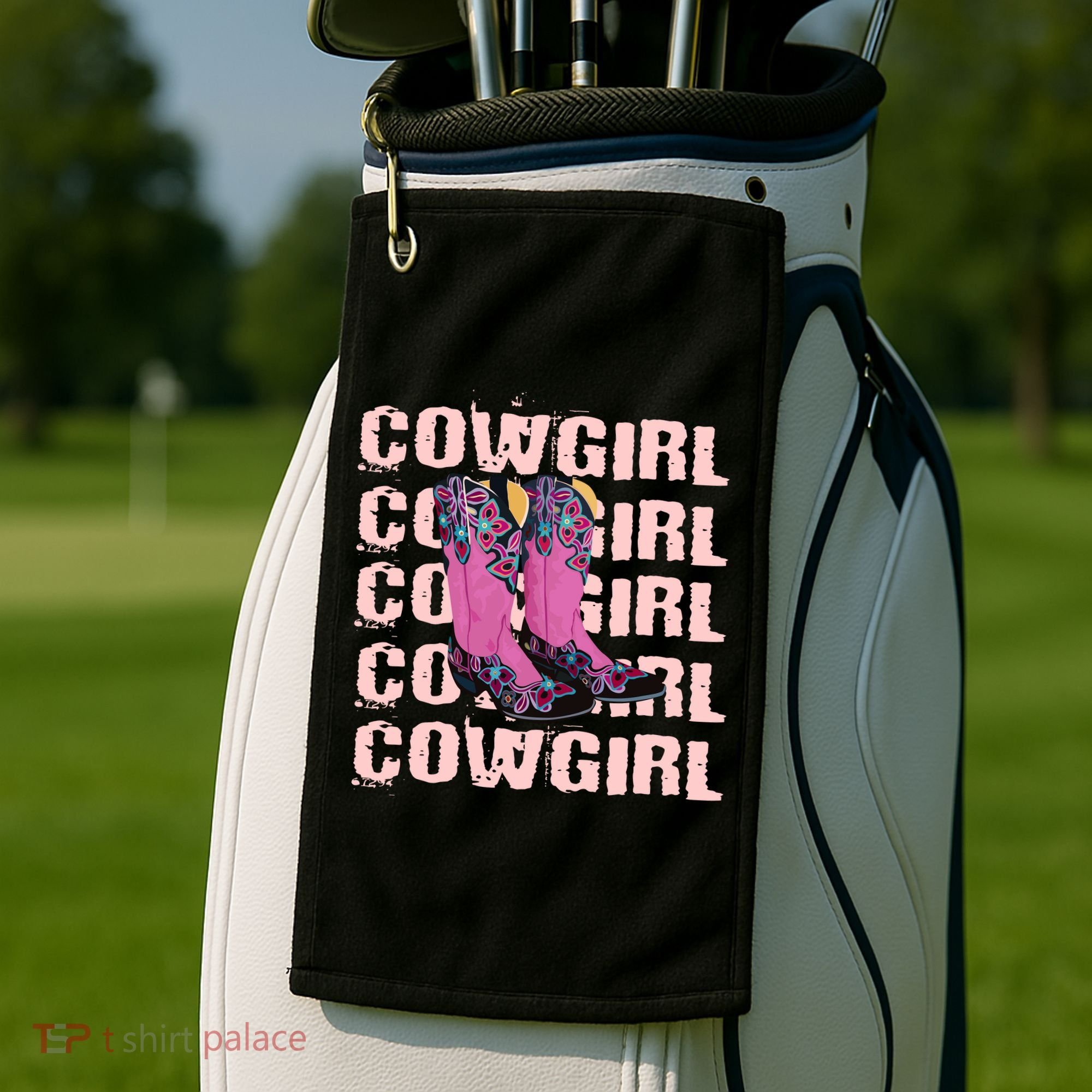 Cowgirl Boots Golf Towel