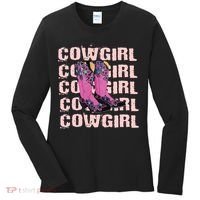 Cowgirl Boots Women's Long Sleeve Shirt thumb 0