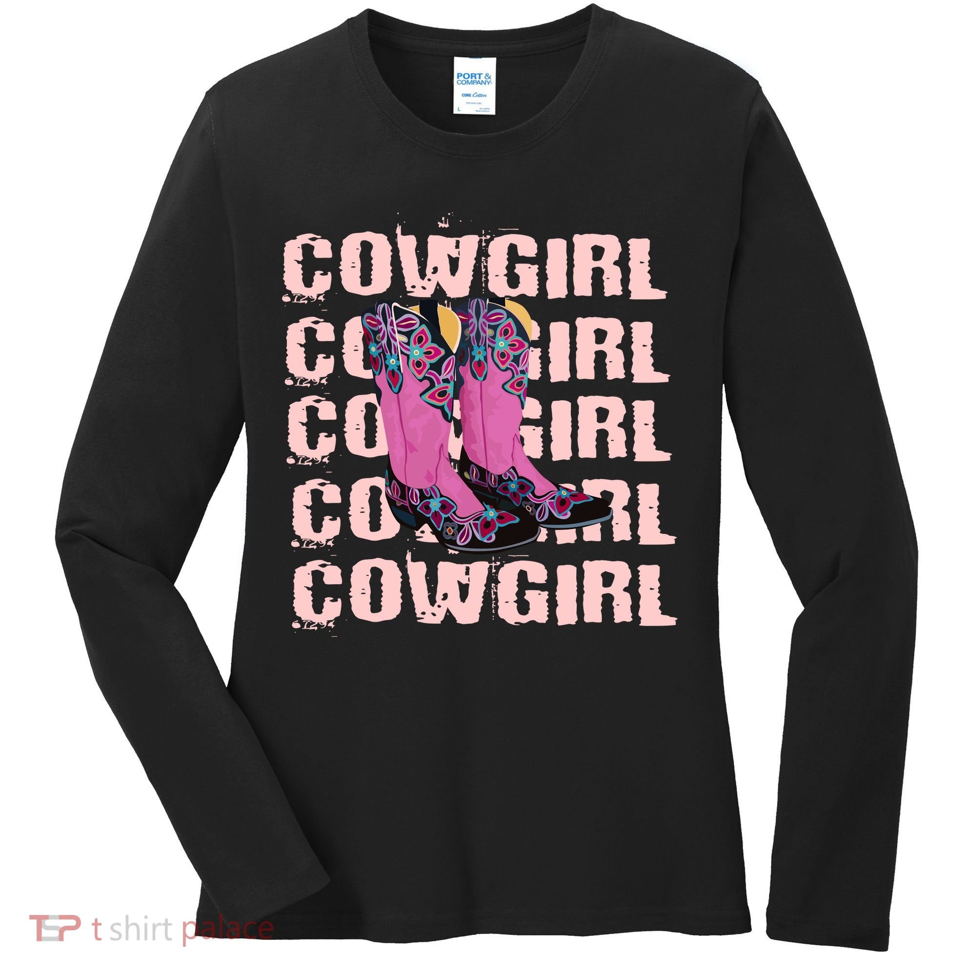Cowgirl Boots Women's Long Sleeve Shirt