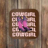 Cowgirl Boots Coaster thumb 0